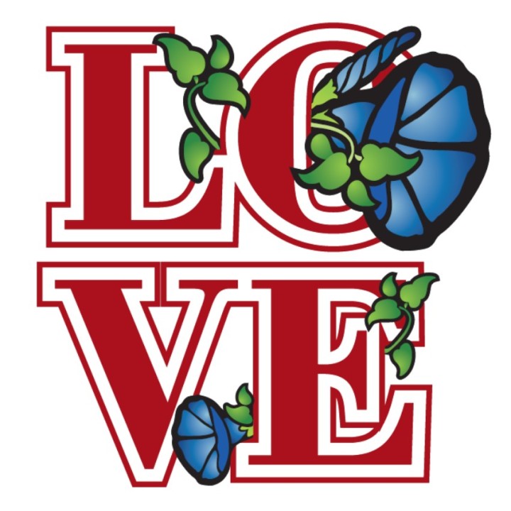 Eco-Woody LOVE cubo di legno con semi di Ipomea