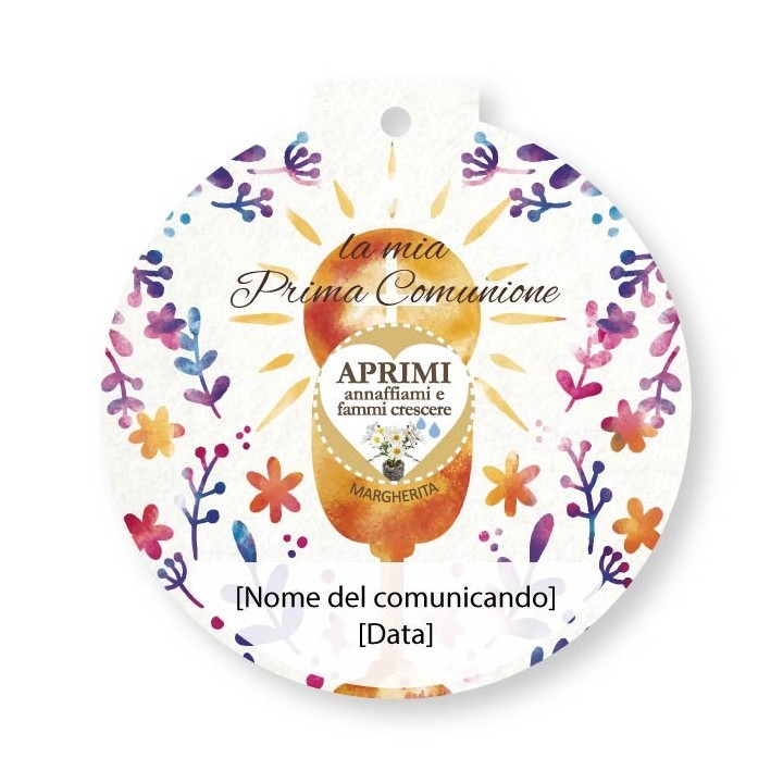 Eco-Decors Bomboniera ecologica Prima Comunione Pallina - Margherita