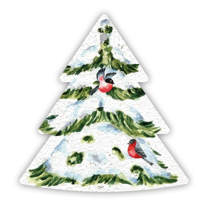 Eco-Card Kit addobbi natalizi piantabili 3 soggetti a forma di abete - fiori misti