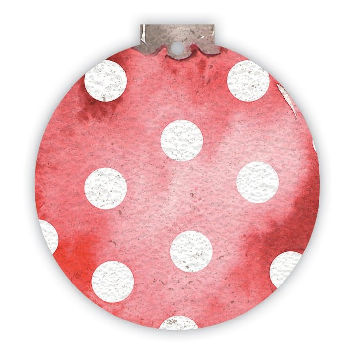 Eco-Card Kit palline natalizie piantabili 3 soggetti pois, stelle, strisce - fiori misti