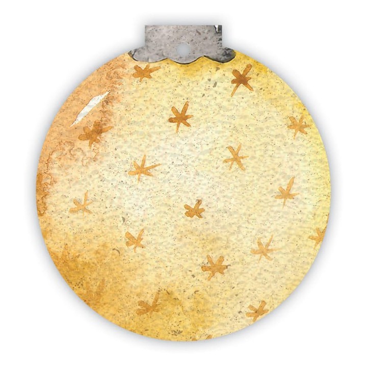 Eco-Card Kit palline natalizie piantabili 3 soggetti pois, stelle, strisce - fiori misti