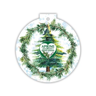 Pallina Natalizia ecologica Eco-Decors con illustrazione regali