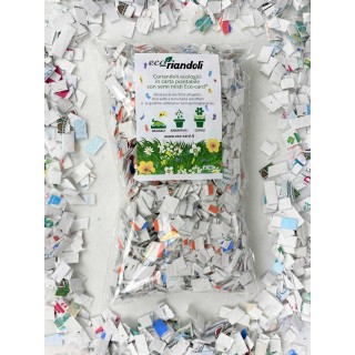 ECORIANDOLI coriandoli ecologici e sostenibili in carta piantabile con semi di fiori misti