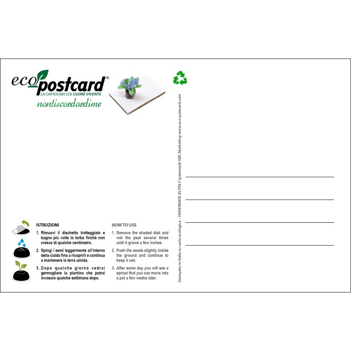 Eco-Postcard cartolina Milano - Navigli