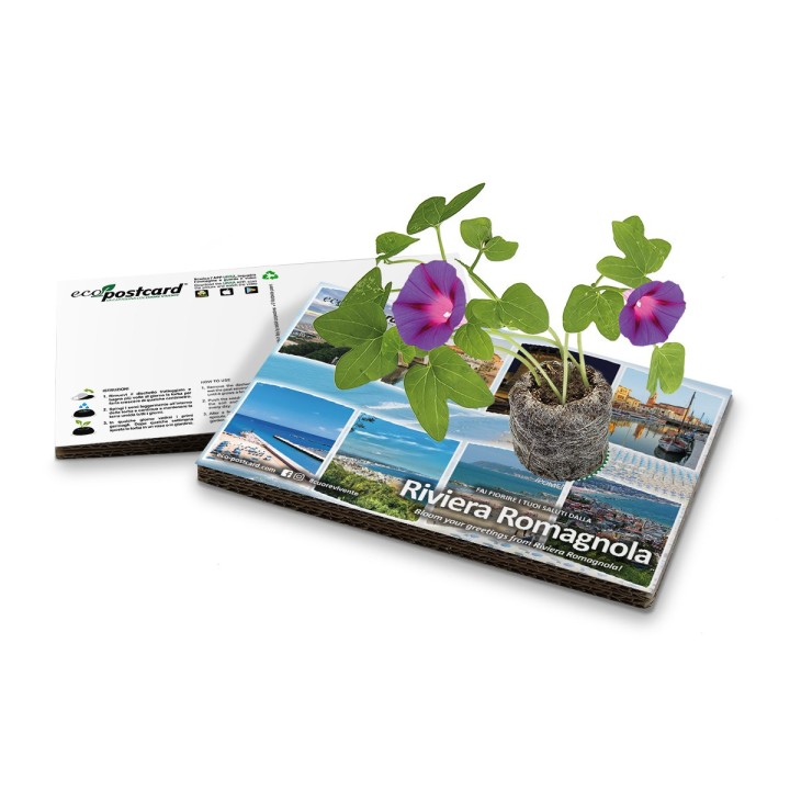 Eco-Postcard cartolina souvenir Riviera Romagnola