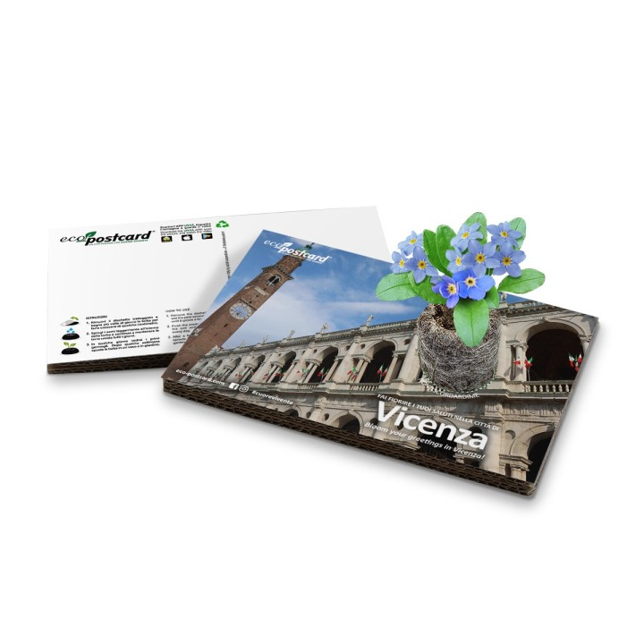 Eco-Postcard cartolina souvenir Vicenza