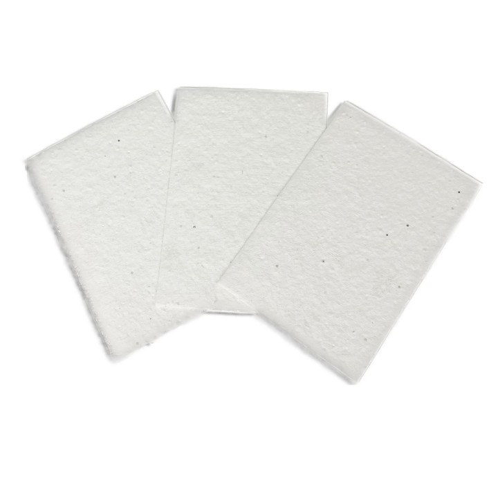 Eco-Card: 1kg ritagli carta piantabile neutra 10x15cm per lavori creativi e didattici - semi misti: fiori/verdura