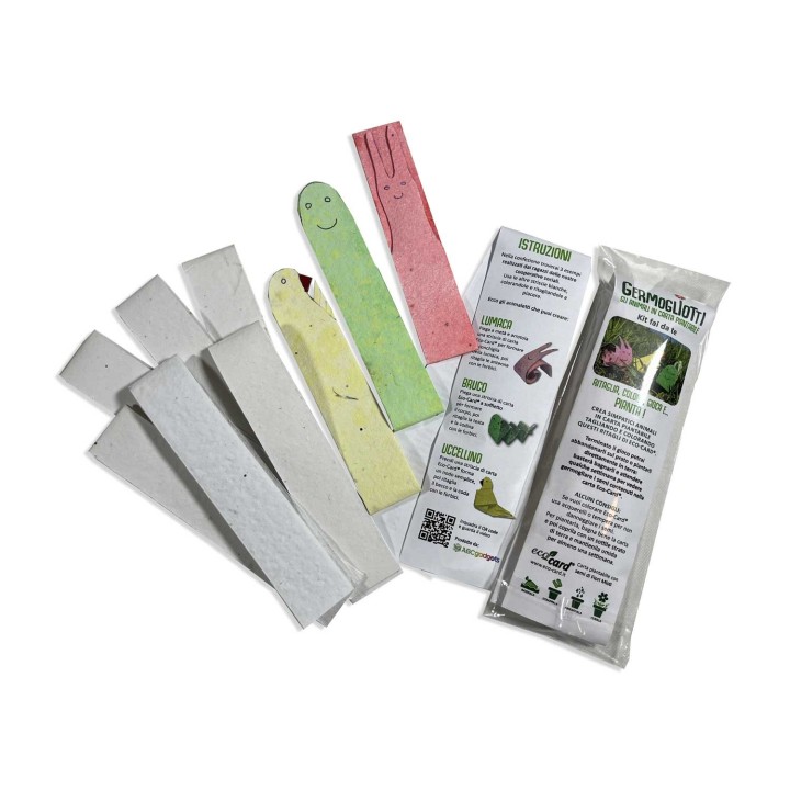 GERMOGLOTTI animali piantabili in carta con semi fai da te