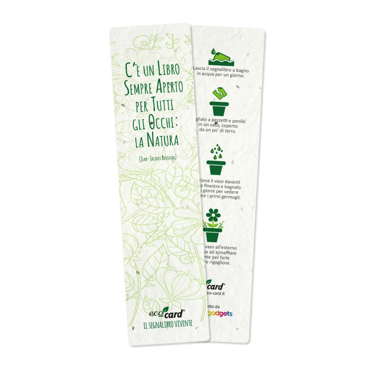 ECO-CARD segnalibri piantabili serie EVERGREEN