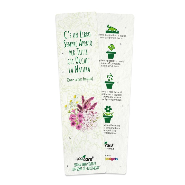ECO-CARD segnalibri piantabili serie EVERGREEN