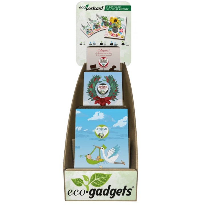 Espositore Eco-postcard - Collezione Celebrative