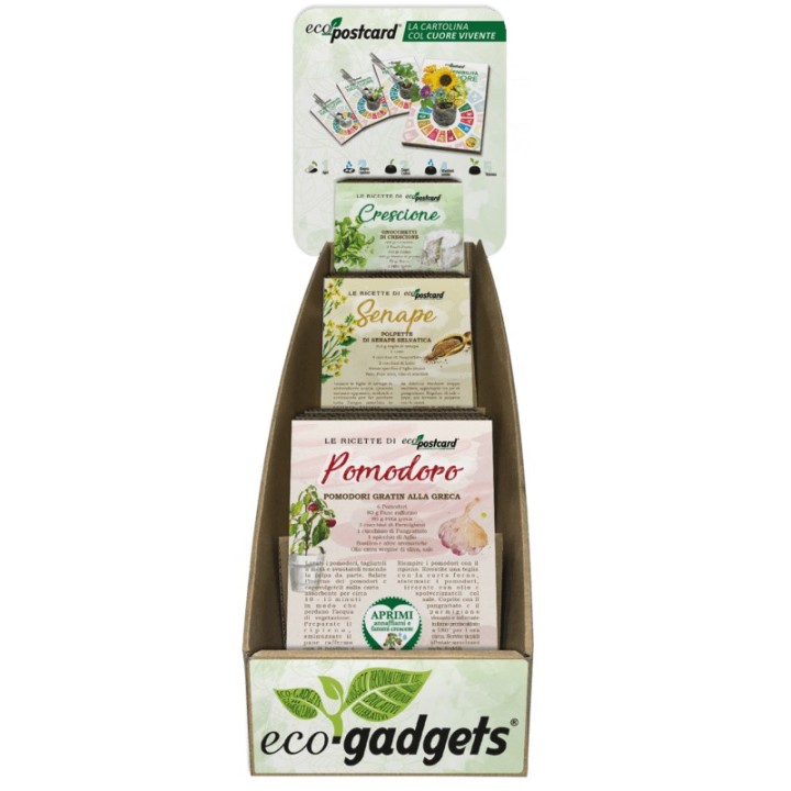 Espositore Eco-postcard - Collezione Ricette