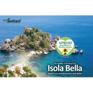 Eco-Postcard cartolina souvenir Isola Bella