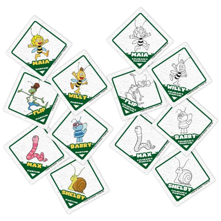 Eco-Memory L'Ape Maia da colorare e piantare