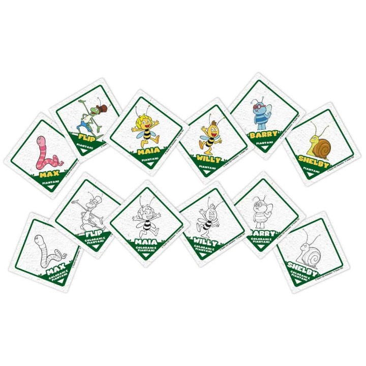 Eco-Memory L'Ape Maia da colorare e piantare