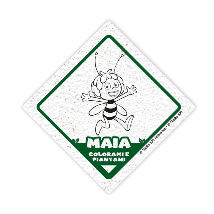 Eco-Memory L'Ape Maia da colorare e piantare