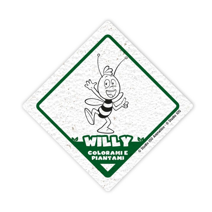 Eco-Memory L'Ape Maia da colorare e piantare