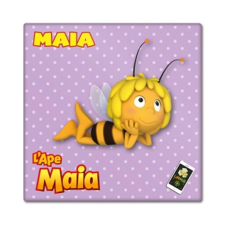 Calamita animata L'Ape Maia sullo sfondo lilla