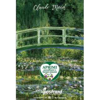 Eco-Postcard cartolina artistica Girasoli Van Gogh con Realtà Aumentata