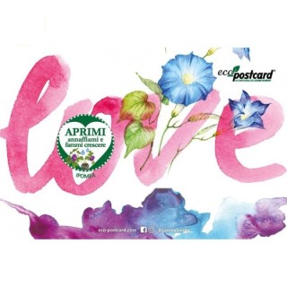 Eco-Postcard cartolina auguri San Valentino