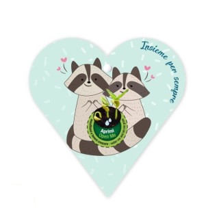 Eco-Decors Biglietto d’auguri ecologico Procioni – Ipomea