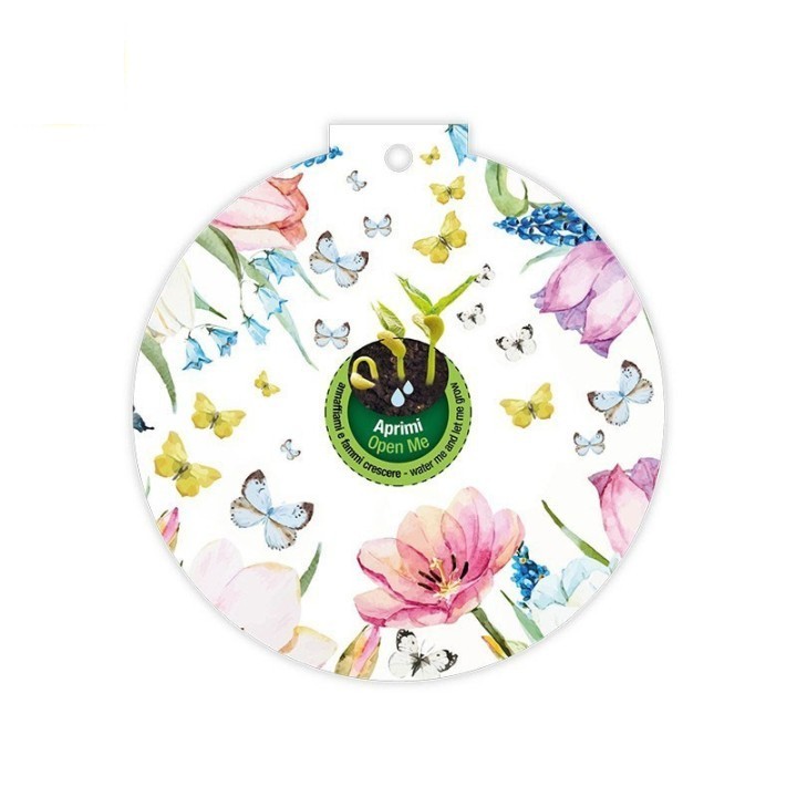 Eco-Decors Pallina ecologica Primavera fiori e farfalle – Calendula