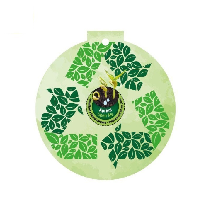 Eco-Decors decorazione ecologica mandala da colorare, con semi di ipomea