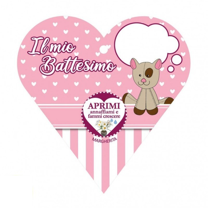 Eco-Decors Bomboniera ecologica per Battesimo Bambina - Margherita