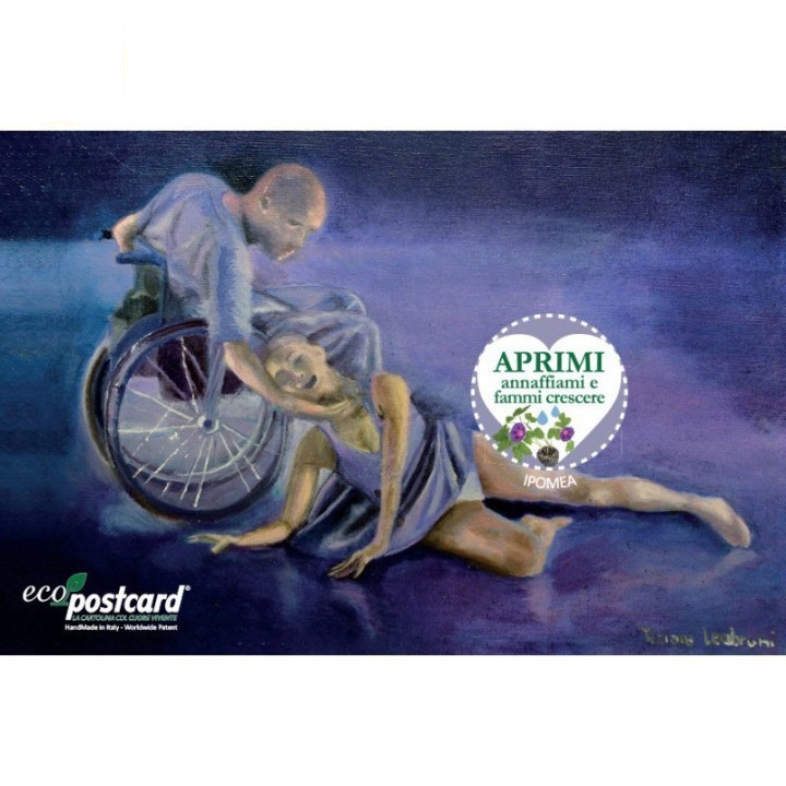 Eco-Postcard danzatori in carrozzina Tiziana Leobruni