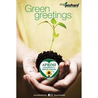 Eco-Postcard cartolina ecologica Green Greetings