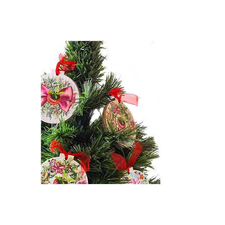 Eco-Decors Pallina Natalizia Fiocco