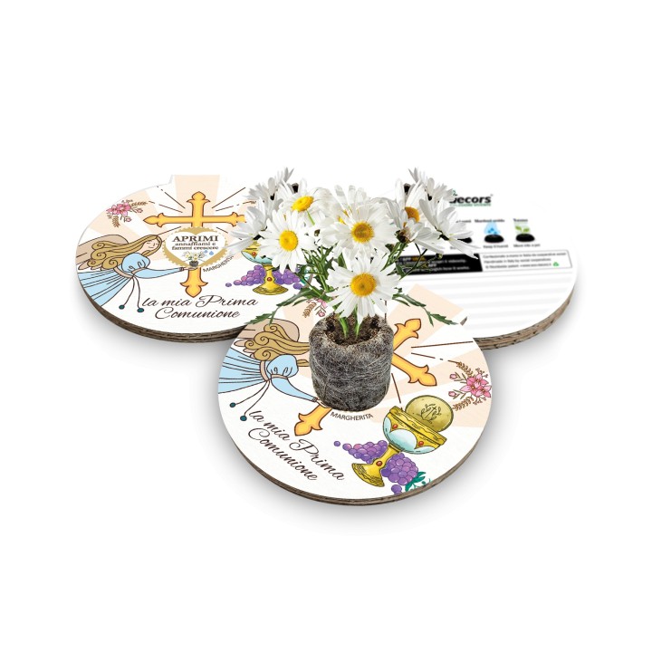Eco-Decors Bomboniera ecologica Prima Comunione Pallina - Margherita