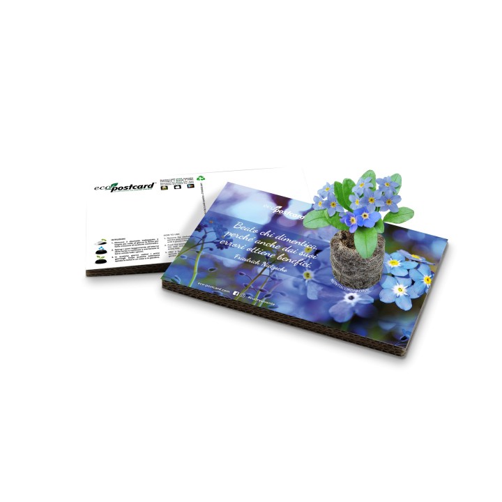 Eco-Postcard cartolina citazione Friedrich Nietzsche