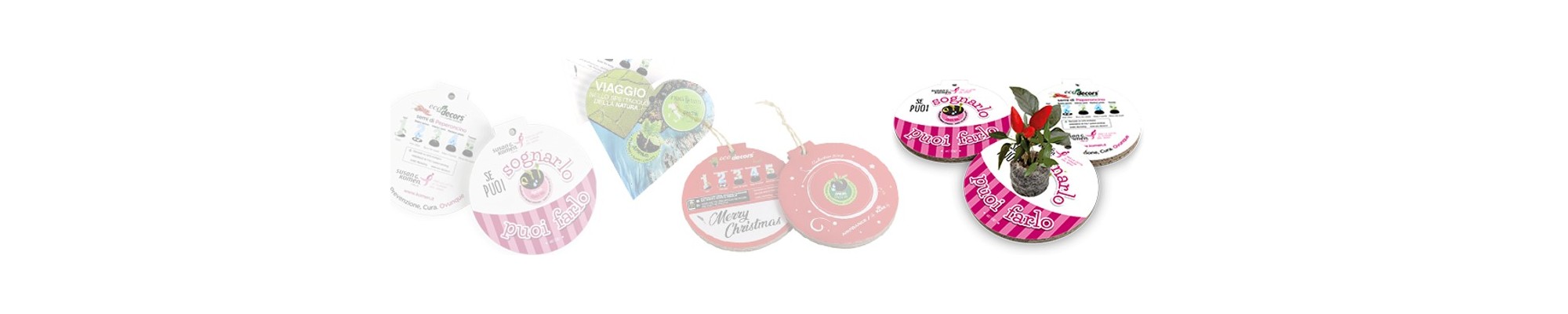 Cuori e Palline Ecologiche Personalizzate